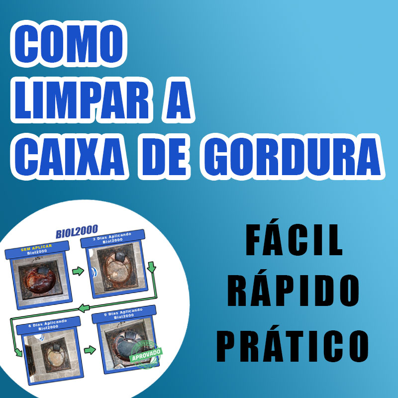 COMO LIMPAR A CAIXA DE GORDURA